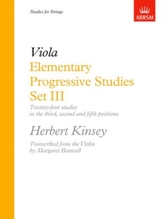  Elementary Progressive Studies, Set III for Viola