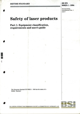  SAFETY OF LASER PRODUCTS