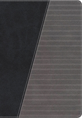  NKJV, The Modern Life Study Bible, Leathersoft, Black/Gray, Indexed