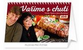 Kalendář stolní 2016 - Vaříme s chutí - Václav Vydra a Jana Boušková,  23,1 x 14,5 cm