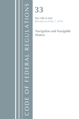  Code of Federal Regulations, Title 33 Navigation and Navigable Waters 200-End, Revised as of July 1, 2018