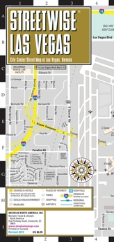  Streetwise Map Las Vegas- Laminated City Center Street Map of Las Vegas