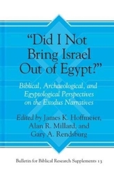  Did I Not Bring Israel Out of Egypt?