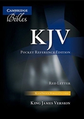  KJV Pocket Reference Bible, Black French Morocco Leather, Red-letter Text, KJ243:XR