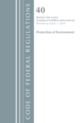  Code of Federal Regulations, Title 40 Protection of the Environment 63.8980-End, Revised as of July 1, 2018 V 6 of 6