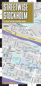 Streetwise Map Stockholm Laminated City Center Street Map of Stockholm