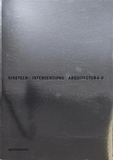  Nineteen Interventions: Arquitectura-G