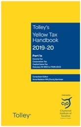  Tolley's Yellow Tax Handbook 2019-20