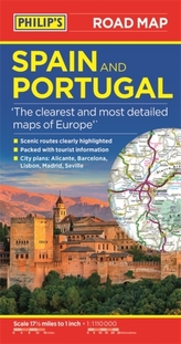  Philip\'s Spain and Portugal Road Map