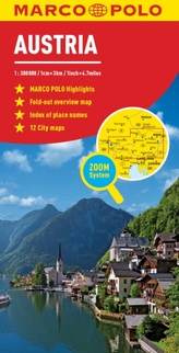  Austria Marco Polo Map
