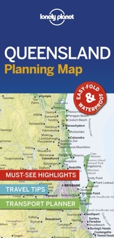  Lonely Planet Queensland Planning Map