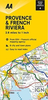  Road Map Provence & French Riviera