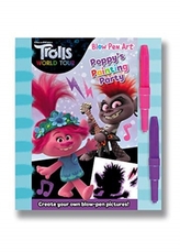  Trolls World Tour Poppy\'s Painting Party Blow Pen Art