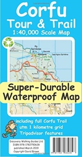  Corfu Tour & Trail Super-Durable Map