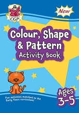  New Colour, Shape & Pattern Maths Home Learning Activity Book for Ages 3-5
