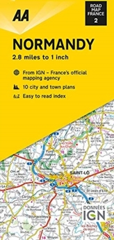  Road Map Normandy