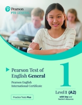  Practice Tests Plus PTE General A2 Paper based with Key with App & PEP Pack