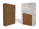  NET Bible, Single-Column Reference, Leathersoft, Brown, Comfort Print