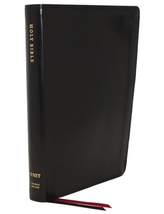  NET Bible, Thinline, Leathersoft, Black, Thumb Indexed, Comfort Print