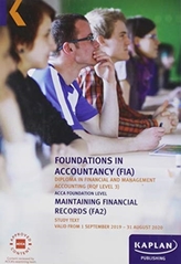  MAINTAINING FINANCIAL RECORDS - STUDY TEXT