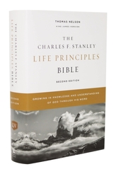  KJV, Charles F. Stanley Life Principles Bible, 2nd Edition, Hardcover, Comfort Print