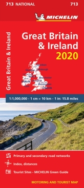  Great Britain & Ireland 2020 - Michelin National Map 713