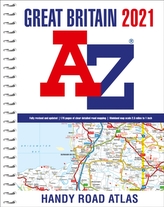  Great Britain A-Z Handy Road Atlas 2021 (A5 Spiral)