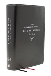  KJV, Charles F. Stanley Life Principles Bible, 2nd Edition, Leathersoft, Black, Comfort Print