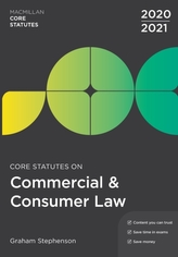  Core Statutes on Commercial & Consumer Law 2020-21