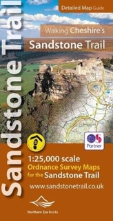  Walking Cheshire\'s Sandstone Trail - 1:25,000 OS Map Book