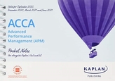  ADVANCED PERFORMANCE MANAGEMENT (APM) - POCKET NOTES