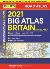  2021 Philip\'s Big Road Atlas Britain and Ireland