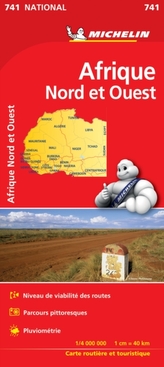  Africa North & West - Michelin National Map 741