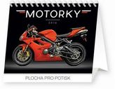 Kalendář stolní 2016 - Motorky Praktik,  16,5 x 13 cm