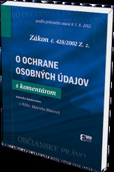 O ochrane osobných údajov zákon č. 428/2002 Z.z.