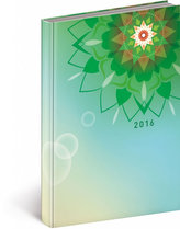 Diář 2016 - Cambio, Mandala - Týdenní B6,  11 x 17 cm