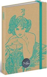 Alfons Mucha Smaragd diář 2016