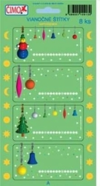 Samolepky - vianočné štítky Samolepky - vianočné štítky