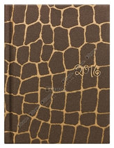 Diář 2016 Giraffe hnědý týdenní