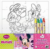 Minnie - Omalovánka puzzle