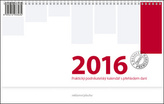 Podnikatelský červený - stolní kalendář 2016