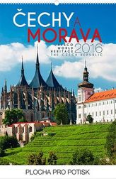 Čechy a Morava - nástěnný kalendář 2016