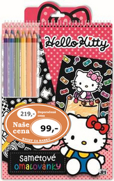 Hello Kitty 2 - Sametové omalovánky