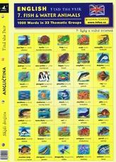 English - Find the Pair 07. (Fish & Water Animals)