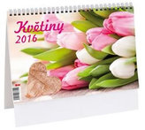 Květiny - stolní kalendář 2016