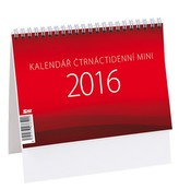 Mini čtrnáctidenní kalendář - stolní kalendář 2016