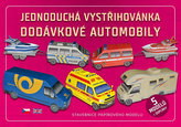 Jednoduchá vystřihovánka dodávkové automobily - Stavebnice papírového modelu