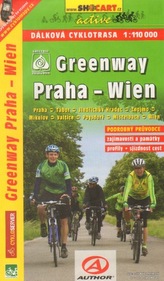 Cykloprůvodce Greenway Praha - Wien 1:110 000