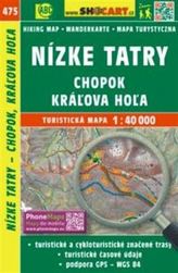 Turistická mapa SHOCart Slovensko 475 Nízké Tatry, Chopok, Káľova Hoľa 1:40 000