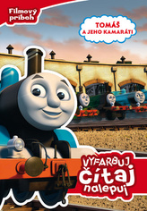 Tomáš a jeho kamaráti  Vyfarbuj, čítaj, nalepuj